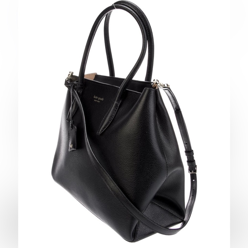 Kate Spade Black Leather Shoulder Bag - Picture 4 of 10